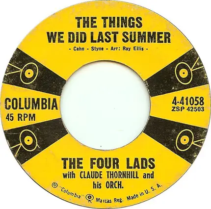 The Four Lads - Put A Light In The Window