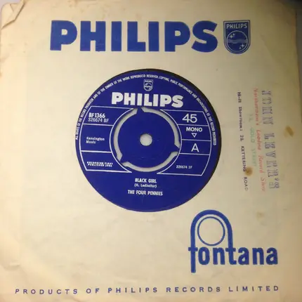 The Four Pennies - Black Girl