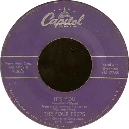 The Four Preps - 26 Miles (Santa Catalina) / It's You