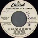 7inch Vinyl Single - The Four Preps - She Was Five And He Was Ten