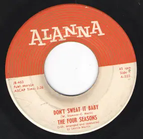 Frankie Valli - Don't Sweat It Baby / That's The Way The Ball Bounces