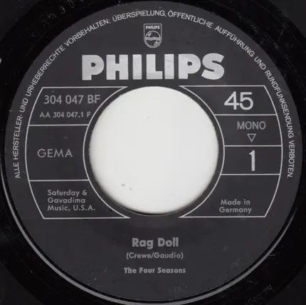 The Four Seasons - Rag Doll