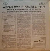 LP - The Four Sergeants With Rose Marie Jun - World War II Songs In Hi-Fi