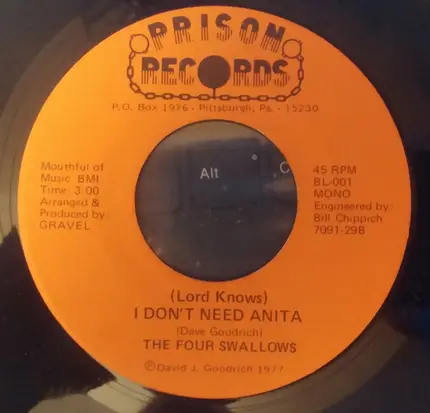 The Four Swallows - (Lord Knows) I Don't Need Anita