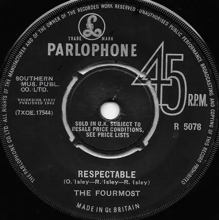 The Fourmost - I'm In Love