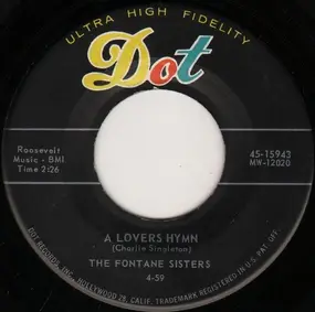 the fontane sisters - A Lovers Hymn / You Are My Sunshine