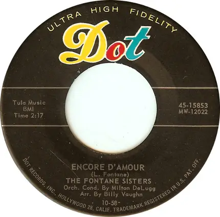 The Fontane Sisters - Jealous Heart