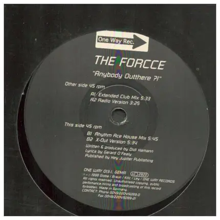 The  Force - Anybody Outthere ?!