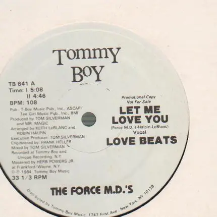 The Force M.D.'s, Force MD's - Let Me Love You