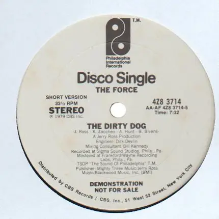 The Force - The Dirty Dog