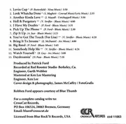 CD - The Ford Blues Band - 1999
