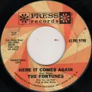 7inch Vinyl Single - The Fortunes - Here It Comes Again / Things I Should Have Known - Promo