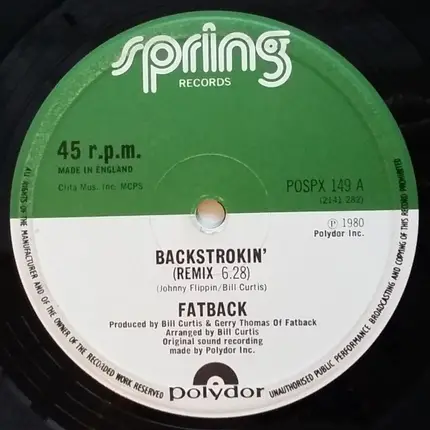 The Fatback Band - Backstrokin' (Remix)