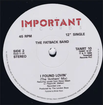 The Fatback Band - I Found Lovin'