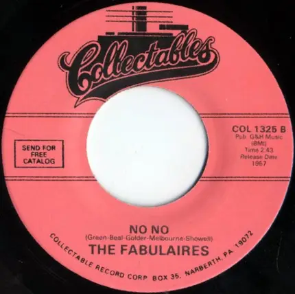 The Fabulaires - While Walking / No No