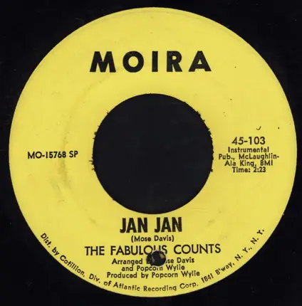 The Fabulous Counts - Jan Jan / Girl From Kenya