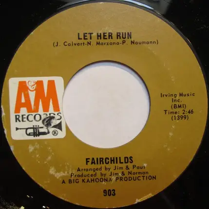 The Fairchilds - (I Couldn't Think About Livin' Without You) Thinkin' 'Bout Me