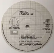 LP - The Fall - Room To Live - White vinyl