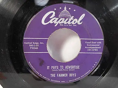 The Farmer Boys - It Pays To Advertise