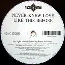 12'' - The Right Attitude feat. Karen Anderson - Never Knew Love Like This Before