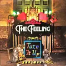 7inch Vinyl Single - The Feeling - Turn It Up - Transparent Green