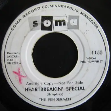 The Fendermen - Heartbreakin' Special / Can't You Wait