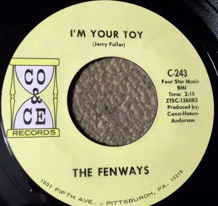 The Fenways - I'm Your Toy / Theme For Pammy