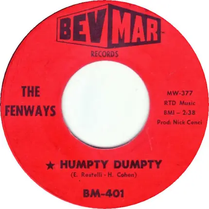 The Fenways - Humpty Dumpty / Nothing To Offer You