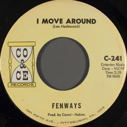 The Fenways - I Move Around / A-Go-Go