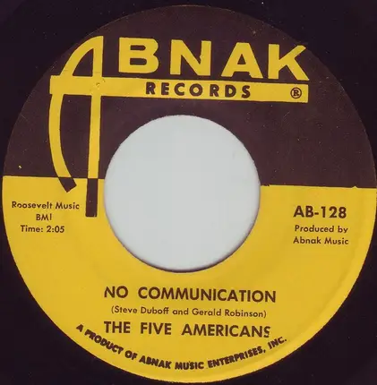 The Five Americans - No Communication