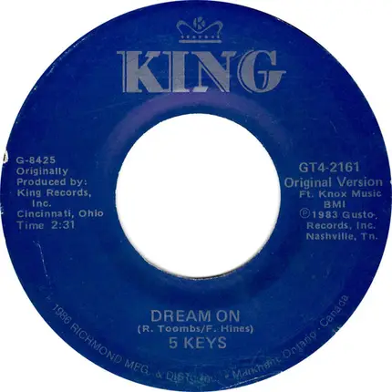 The Five Keys - Dream On