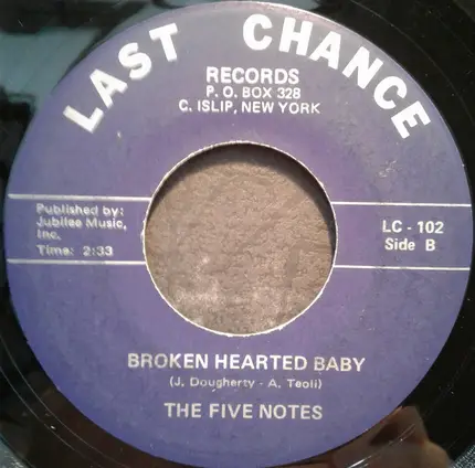 The Five Notes - You Are So Beautiful / Broken Hearted Baby