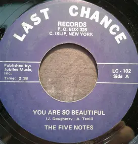 Five Notes - You Are So Beautiful / Broken Hearted Baby