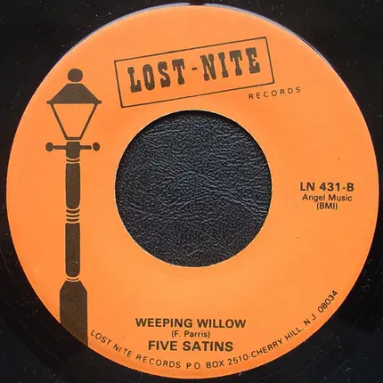 The Five Satins - Wonderful Girl / Weeping Willow