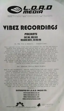 The Fix & Generic / Unknown Factor - Connections/Warm Nights