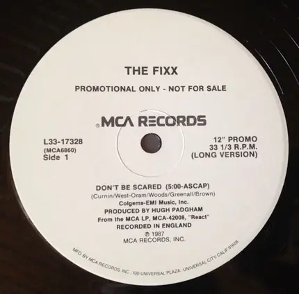 The Fixx - Don't Be Scared