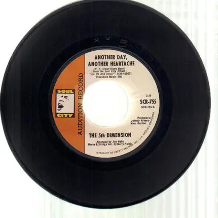 The Fifth Dimension - Another Day, Another Heartache