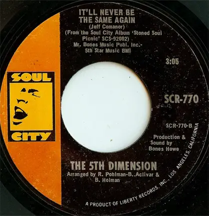 The Fifth Dimension - California Soul