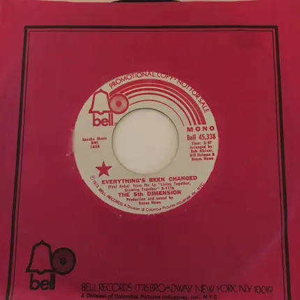 The Fifth Dimension - Everything's Been Changed