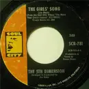 7inch Vinyl Single - The Fifth Dimension - The Girls' Song / It'll Never Be The Same Again - Shelley Pressing