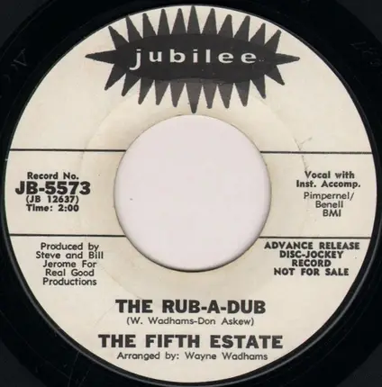 The Fifth Estate - Ding Dong! The Witch Is Dead / The Rub-A-Dub