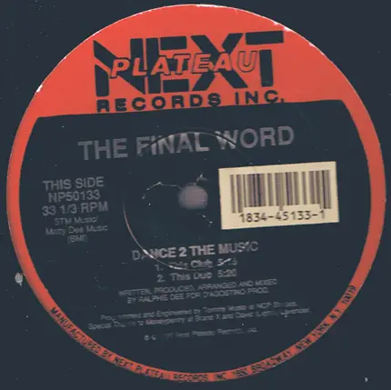 The Final Word - Dance 2 the Music