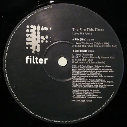 The Fire This Time - I Love Tha Future