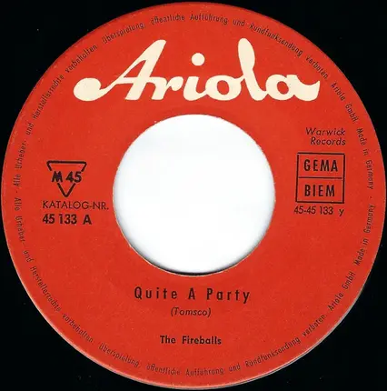 The Fireballs - Quite A Party