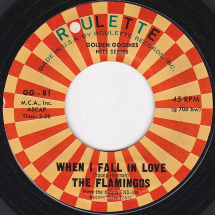 The Flamingos - Mio Amore (My Love) / When I Fall In Love