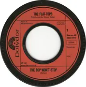 7inch Vinyl Single - The Flat-Tops - The Bop Won't Stop
