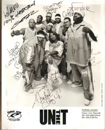 The flavor unit - The flavor unit signed photo