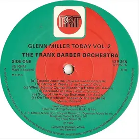 Frank Barber Orchestra - Glenn Miller Today Vol. 2