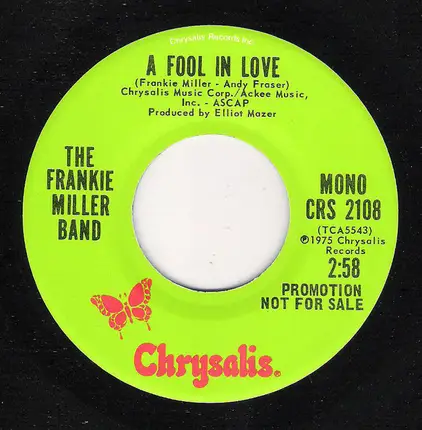 The Frankie Miller Band - A Fool In Love