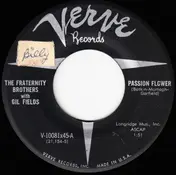 The Fraternity Brothers - Passion Flower / A Nobody Like Me